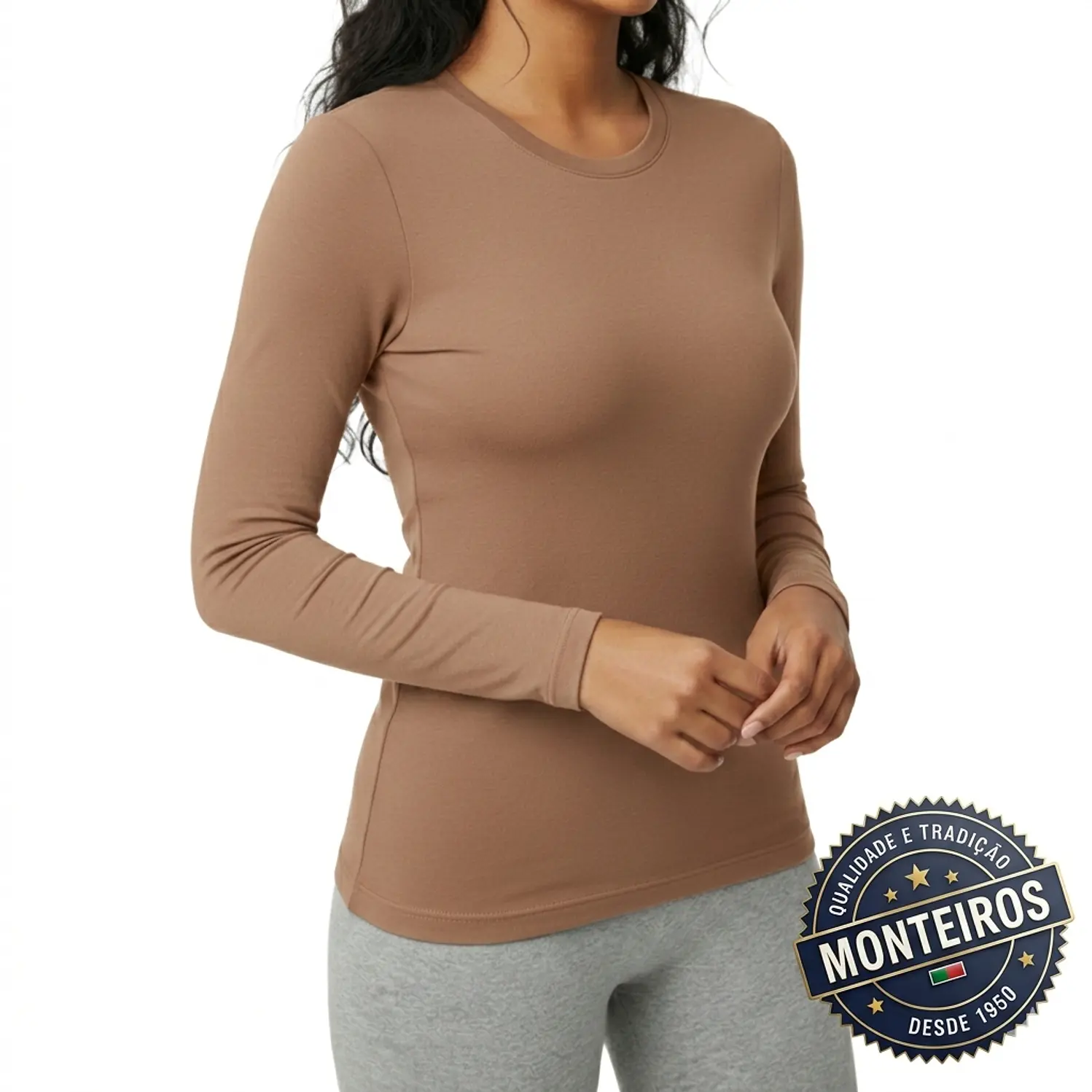 Camisola Interior Térmica de Senhora com Gola Redonda - Ysabel Mora 70002 1