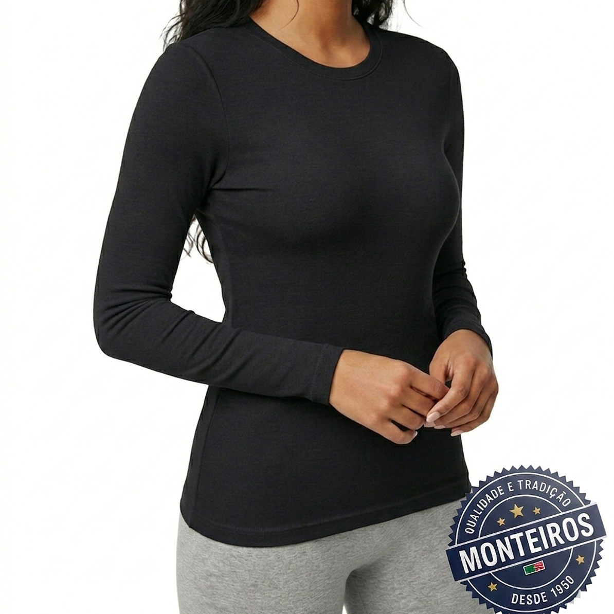 Camisola Interior Térmica de Senhora com Gola Redonda - Ysabel Mora 70002 5