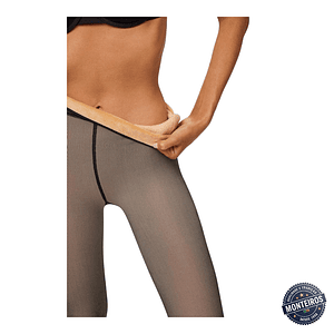 Collant Térmico Transparente Cardado 190 DEN de Senhora - Ysabel Mora 16610