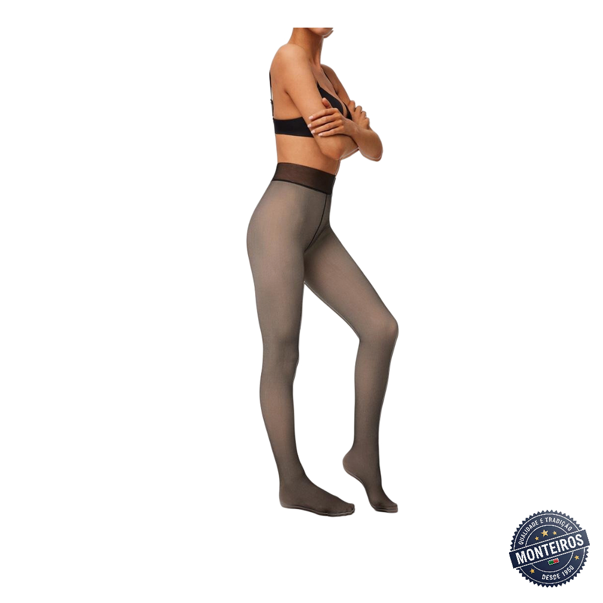 Collant Térmico Transparente Cardado 190 DEN de Senhora - Ysabel Mora 16610 3