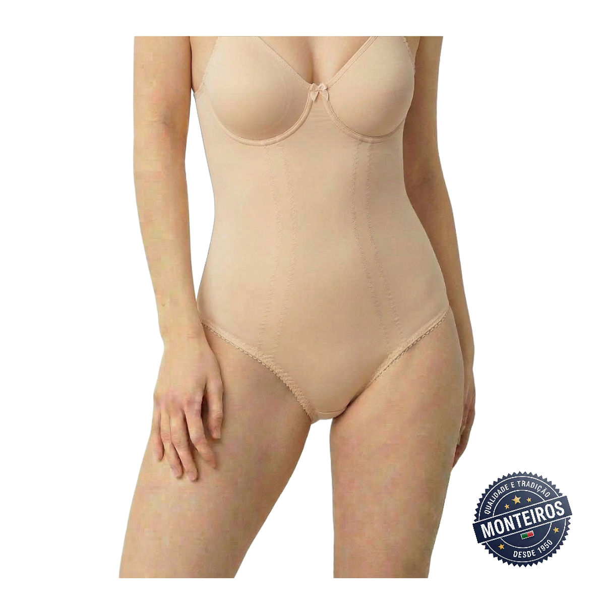 Body Modelador com Copas Duplas Moldadas - Simel – 603 1