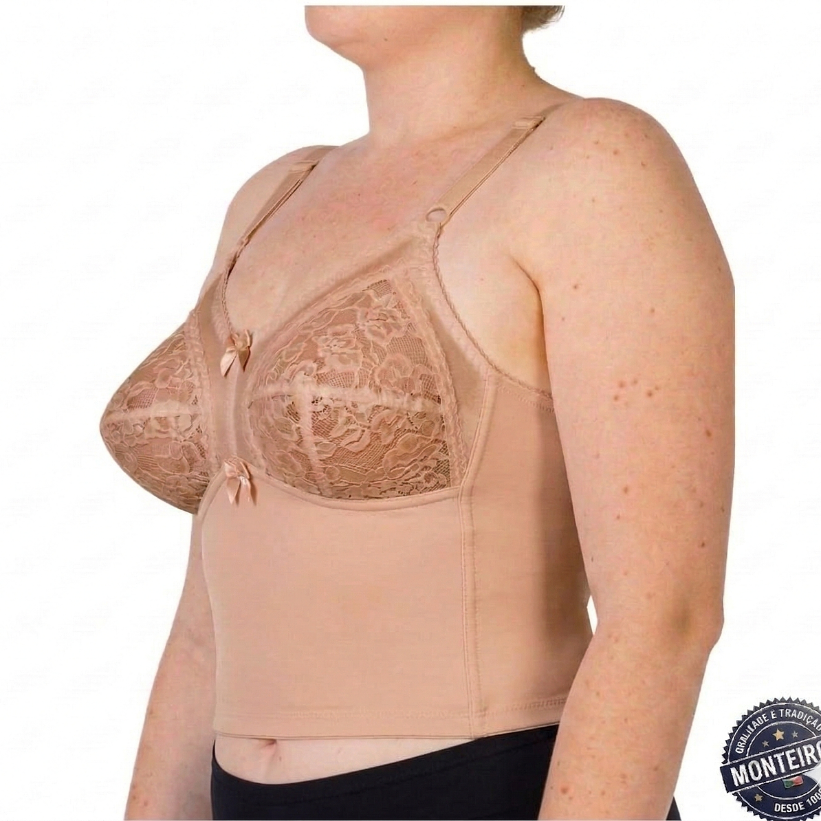 Soutien de Cós Alto de Grande Suporte sem Aro Copa B - Simel – 411 1