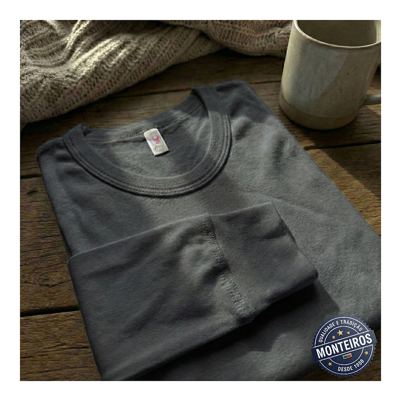 Camisola Interior com Manga Cardada para Homem MC 516F 4