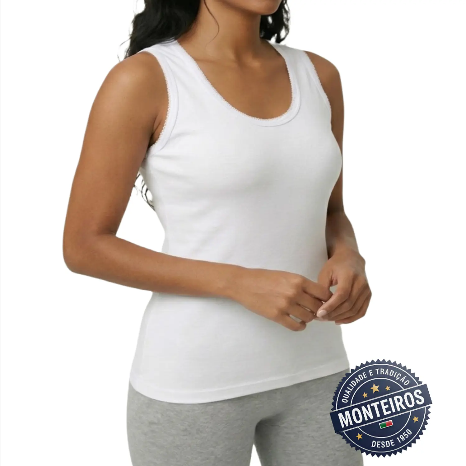 Camisola Interior com Alças Largas - MC 554S 1