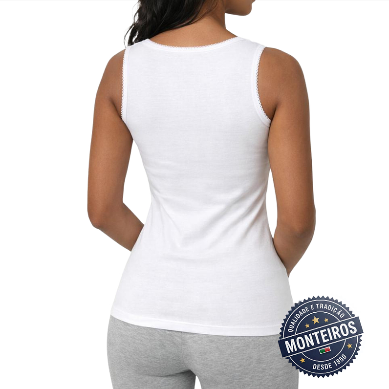 Camisola Interior com Alças Largas - MC 554S 2