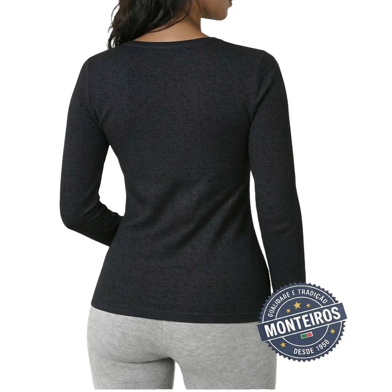 Camisola Interior com Manga Rendada sem Carda - MC 574F 8