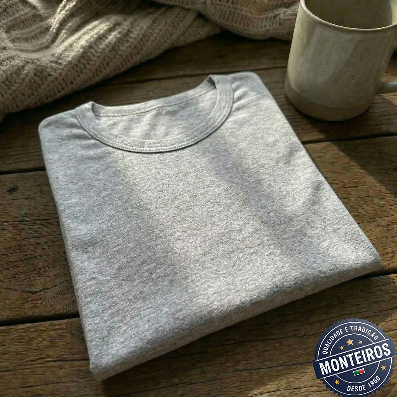 Camisola Interior de Meia Manga Malha Ribe para Homem MC 513CF 2