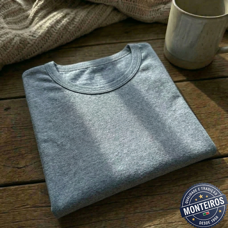 Camisola Interior de Meia Manga Malha Ribe para Homem MC 513CF 4