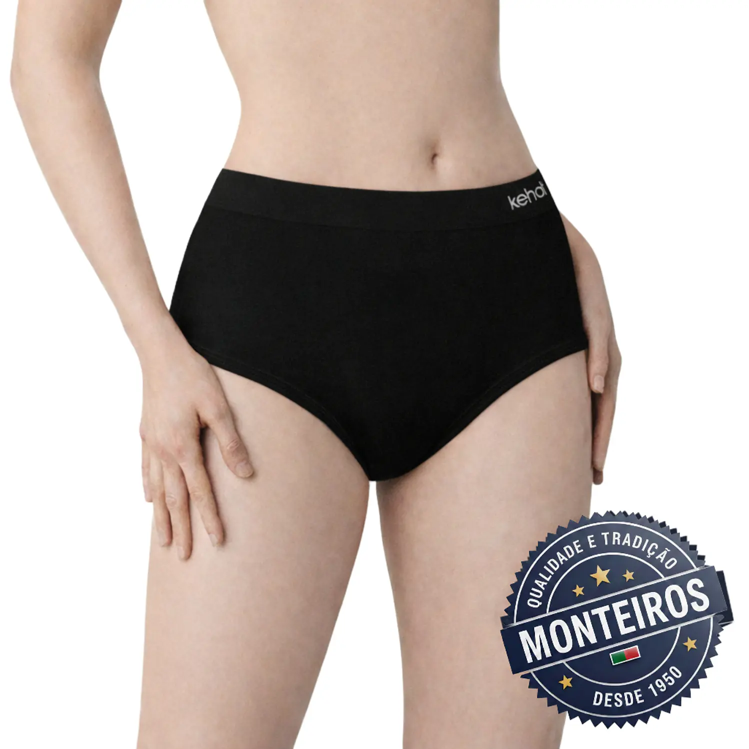 Cueca senhora sem costuras alta 1