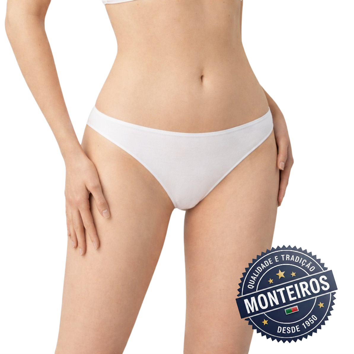 Cueca Brasileira de Senhora - Algodão Natural - Ysabel Mora – 19645 5