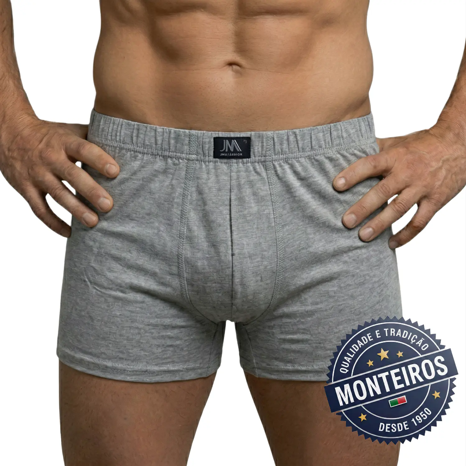 Boxer homem elástico coberto 2