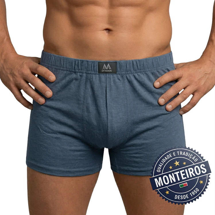 Boxer homem elástico coberto 5