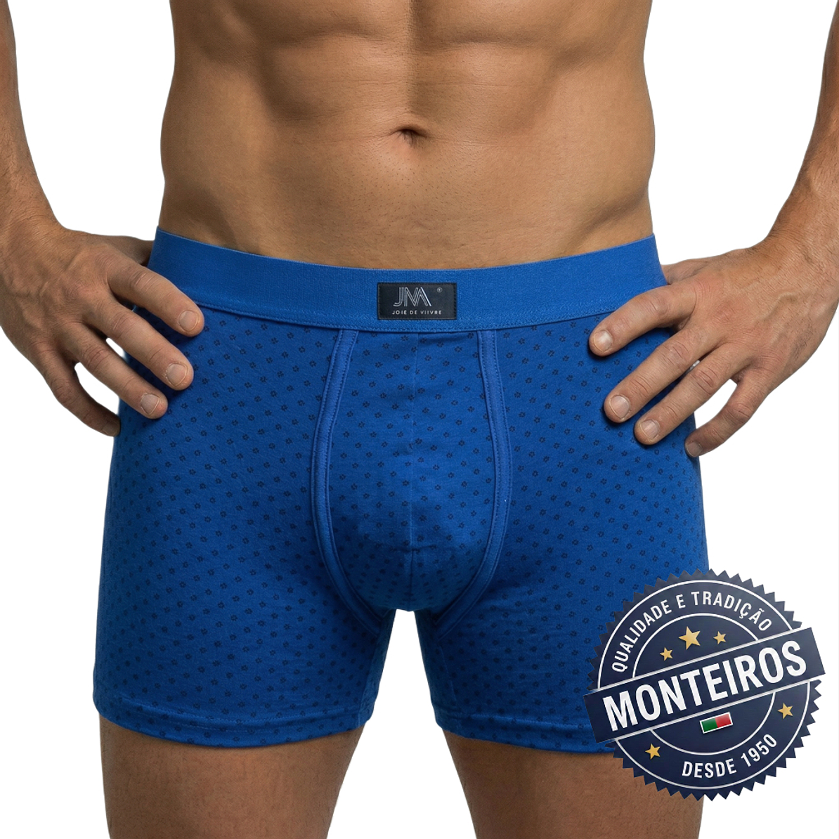 Boxer de Homem Elástico á Vista Estampado JM 120 2