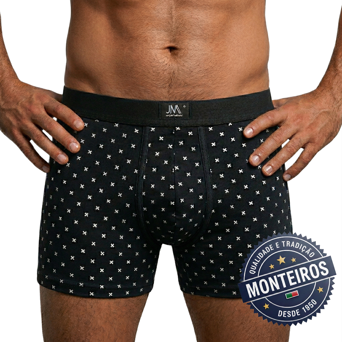 Boxer de Homem Elástico á Vista Estampado JM 120 4