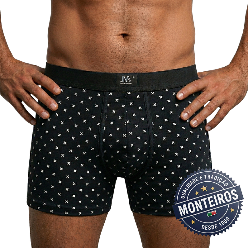 Boxer de Homem Elástico á Vista Estampado JM 120 4