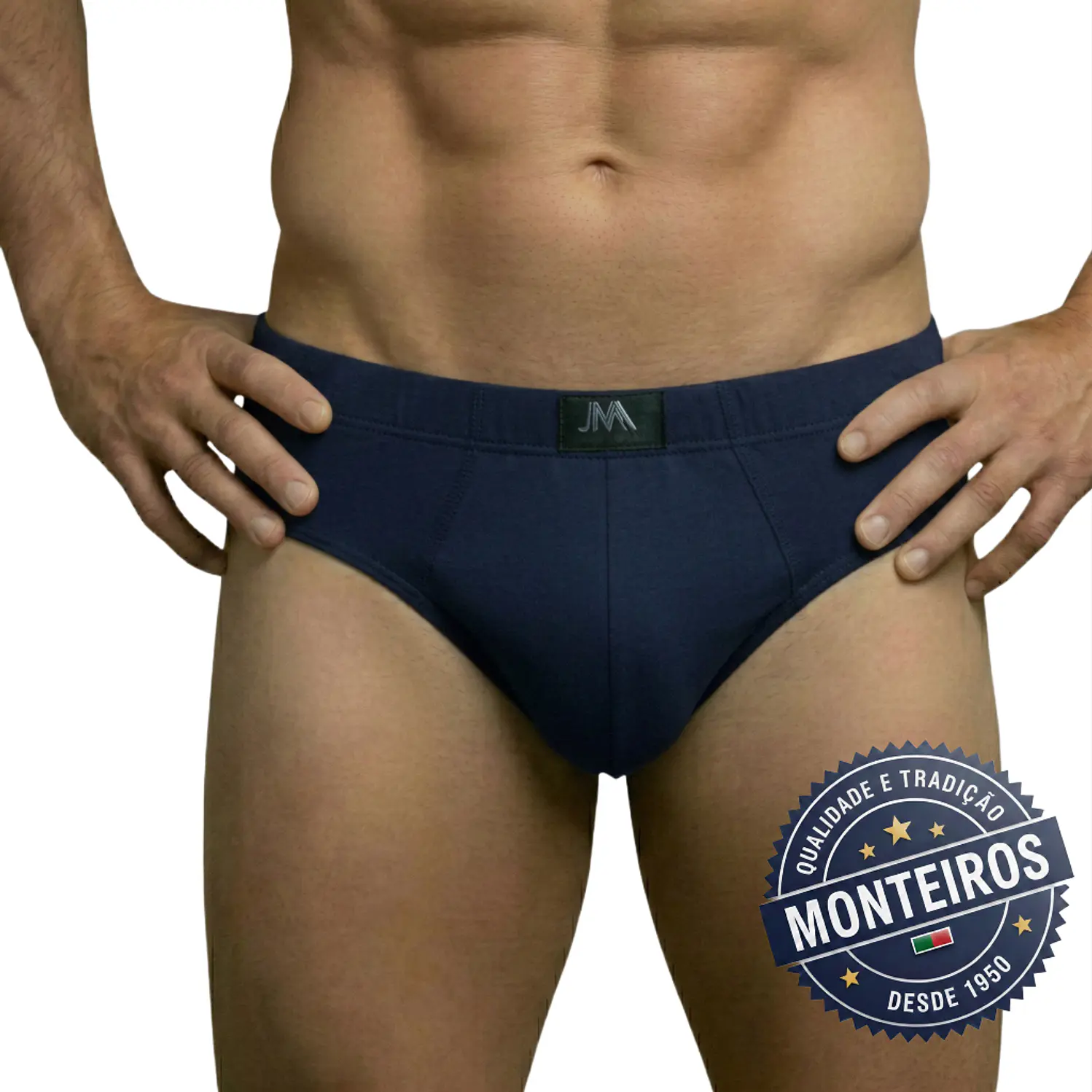 Slip homem elástico coberto 1
