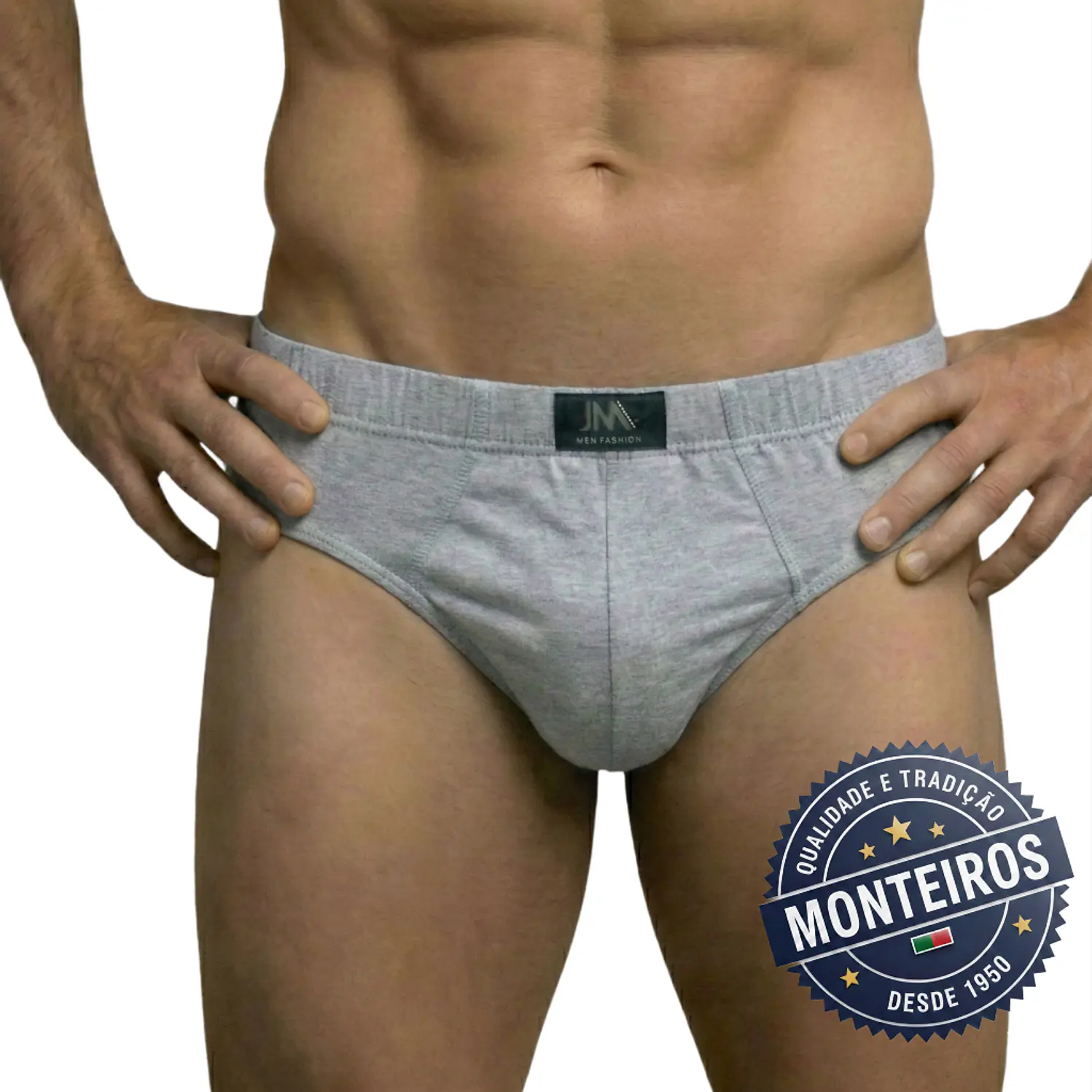 Slip homem elástico coberto 2