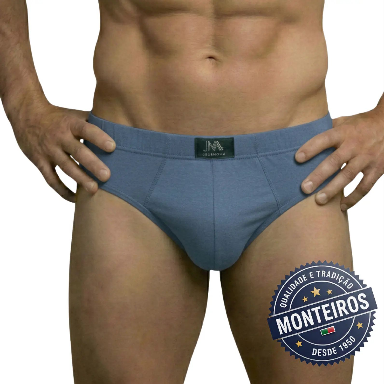 Slip homem elástico coberto 4