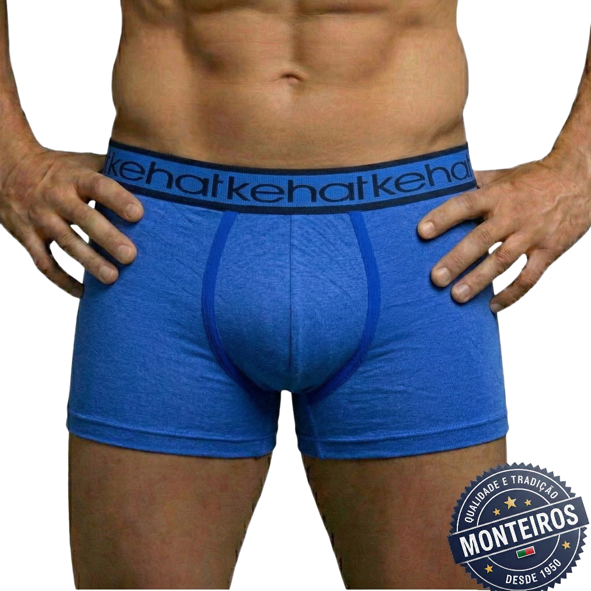 Boxer de Homem - Largo sem Costuras - KEHAT B569 3