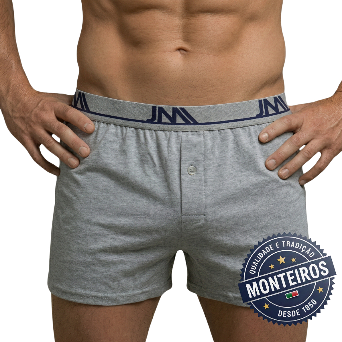 Boxer de Homem Liso com Carcela JM 117 2