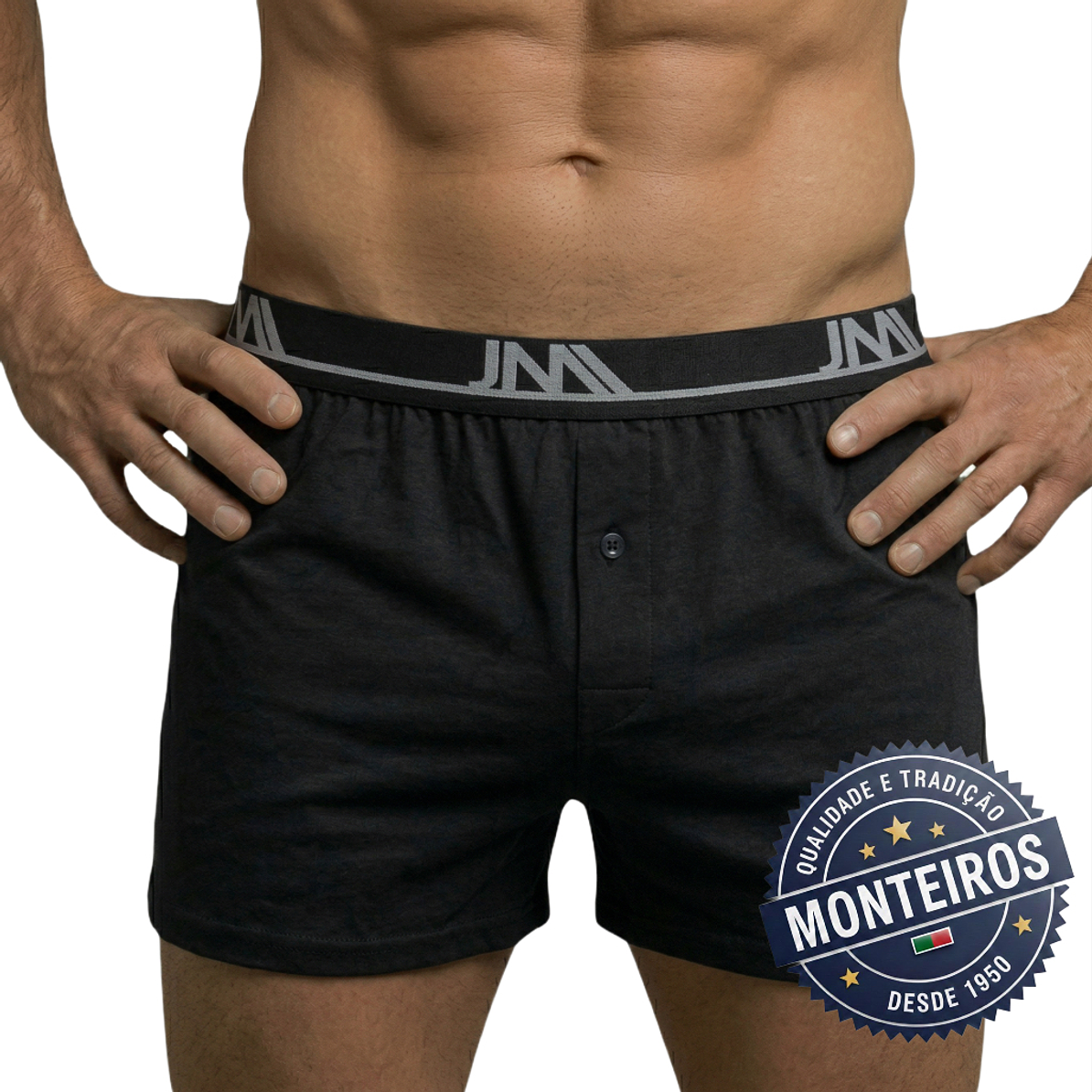 Boxer de Homem Liso com Carcela JM 117 4