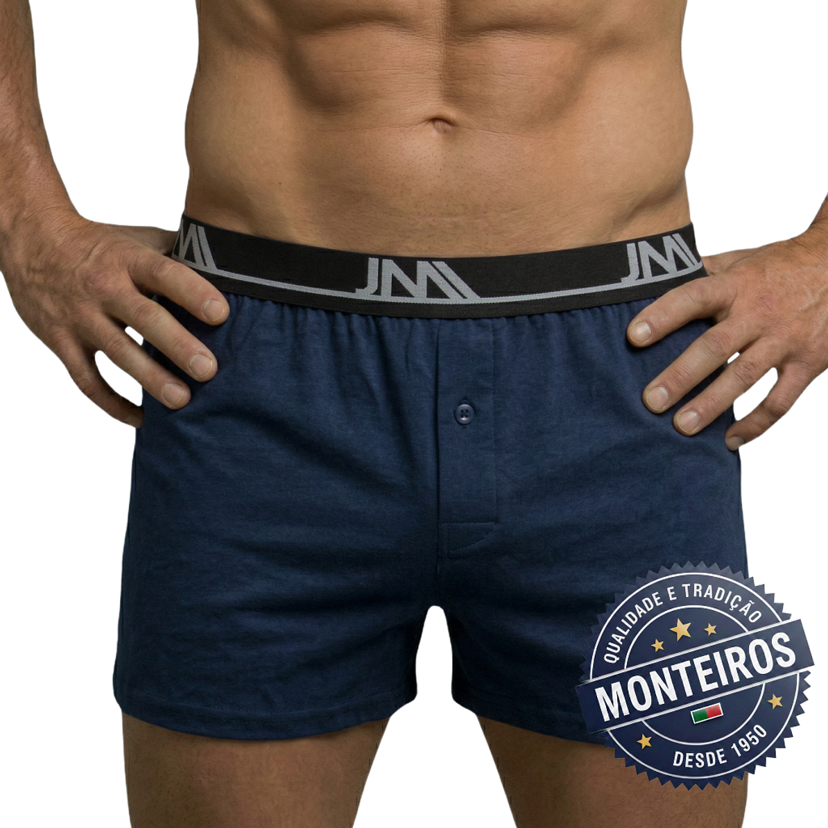 Boxer de Homem Liso com Carcela JM 117 5