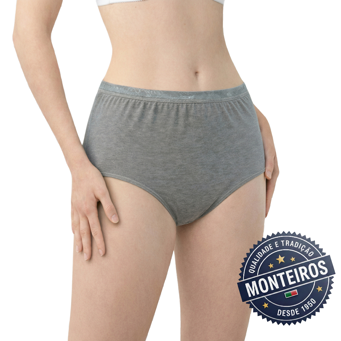 Cueca de Senhora Lisa Alta Básica JM28 9