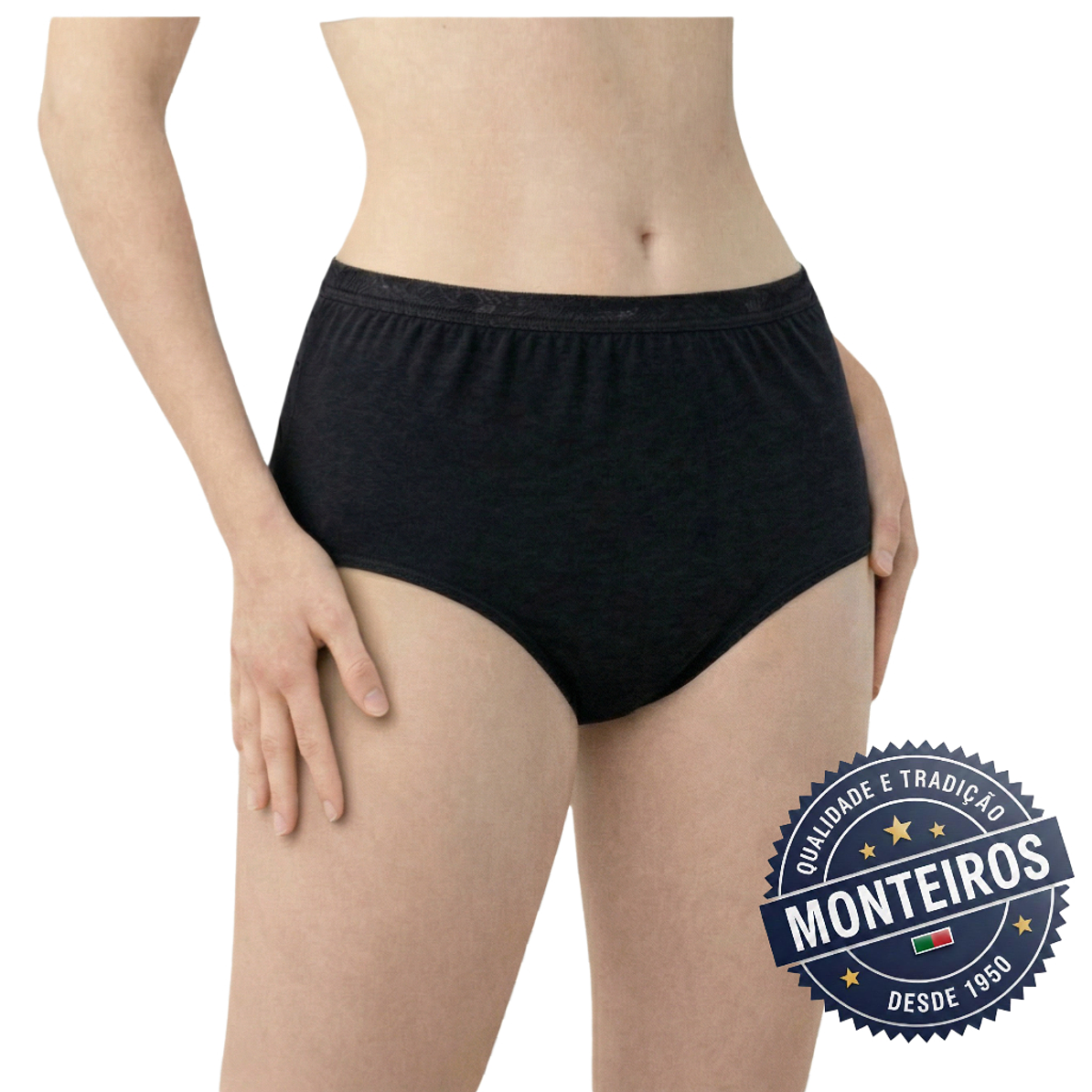 Cueca de Senhora Lisa Alta Básica JM28 1