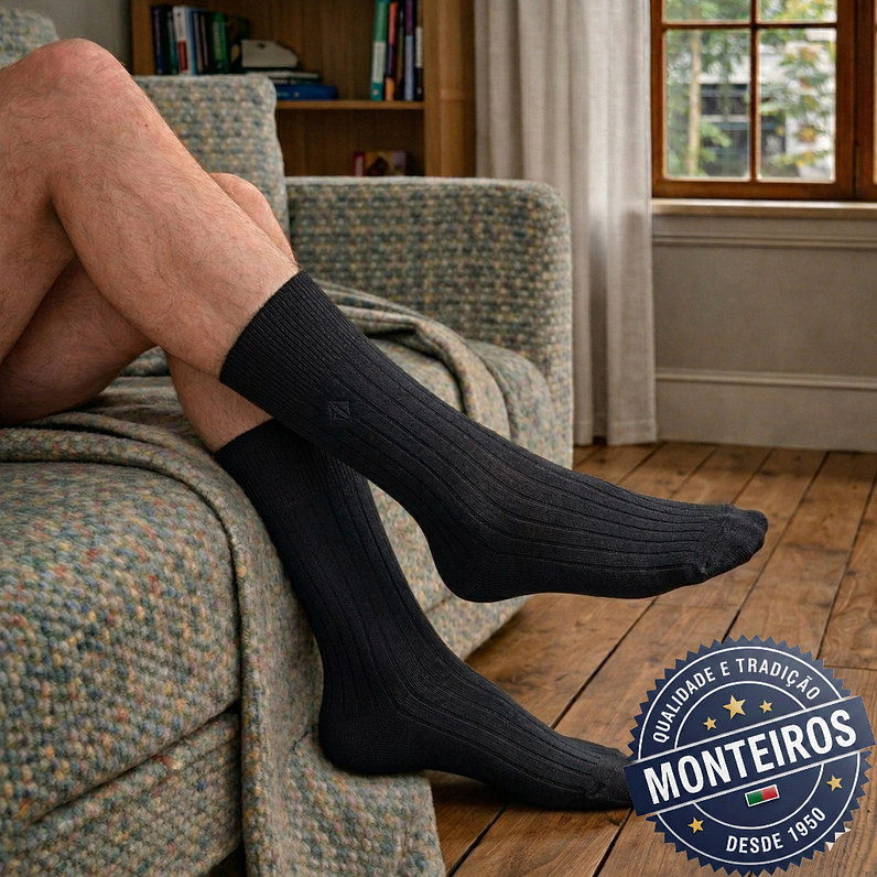 Peúgas de Homem - Caneladas - SR 701 1