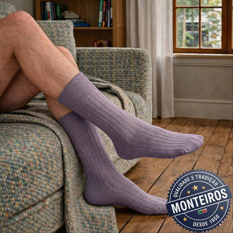 Peúgas de Homem - Caneladas - SR 701 5