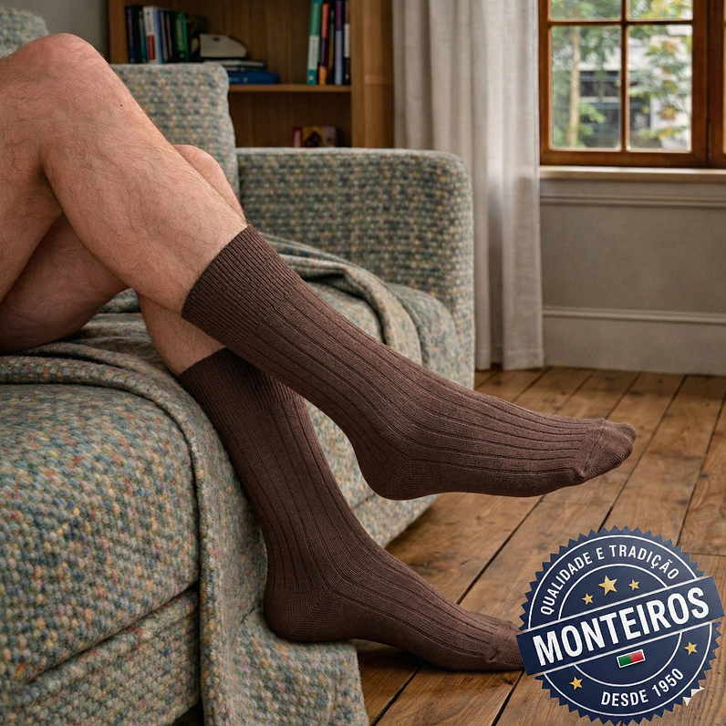 Peúgas de Homem - Caneladas Medicinais - SR 700 7