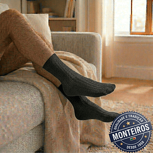 Peúgas de Homem - Caneladas - Medicinais - Algodão do Egipto - SR 905