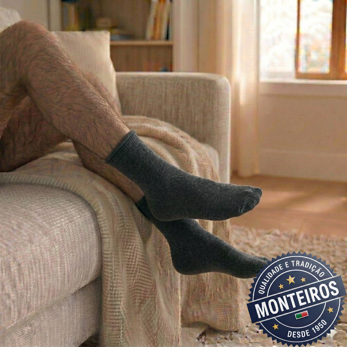 Peúgas de Homem - Térmicas sem Punho - Ysabel Mora – 22732 4