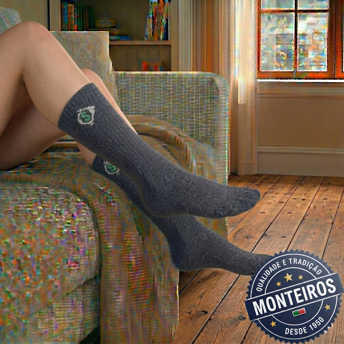 Meias de Desporto Unisexo 100% Algodão -TE - 90.DESPORTO 5