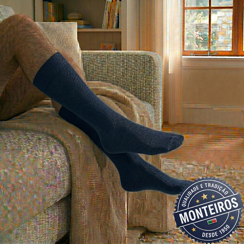 Peúgas de Homem - Palmilhada - DARA 474 3