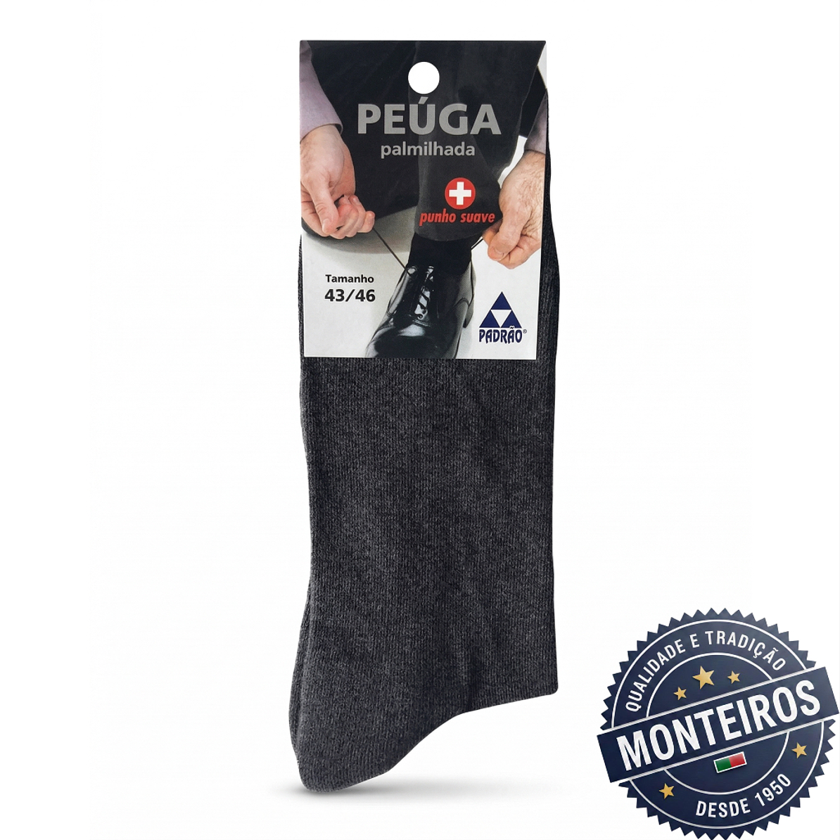 Peúgas de Homem - Palmilhada - DARA 474 5