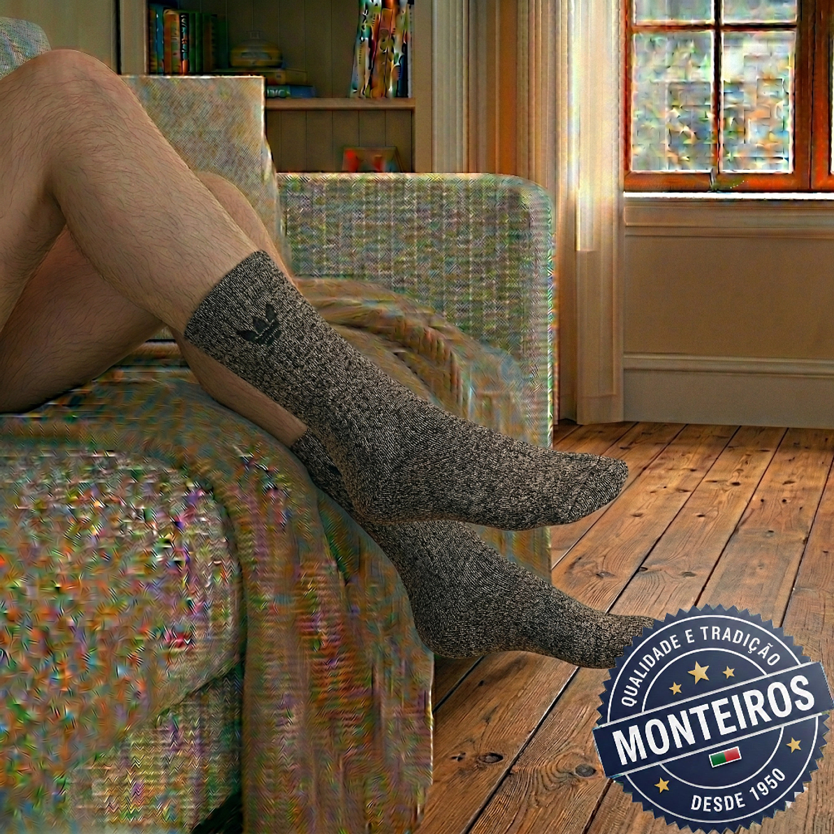 Meias de Desporto Unisexo 100% Algodão -TE - 90.DESPORTO 6