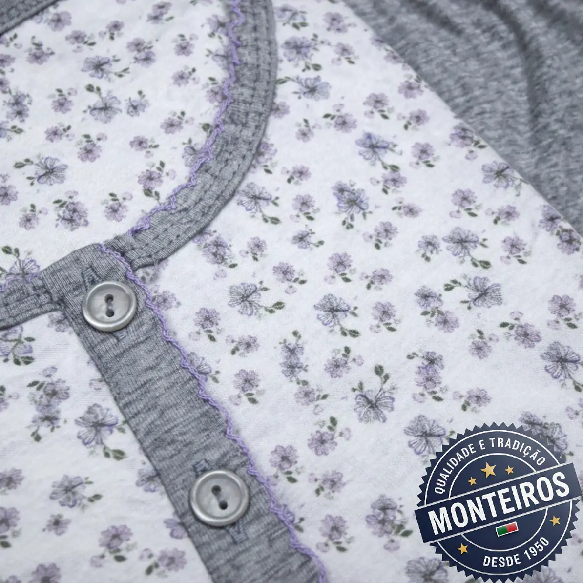 Pijama de Senhora de Meia Manga e Bermuda - AGOSTINNI PS48011 3