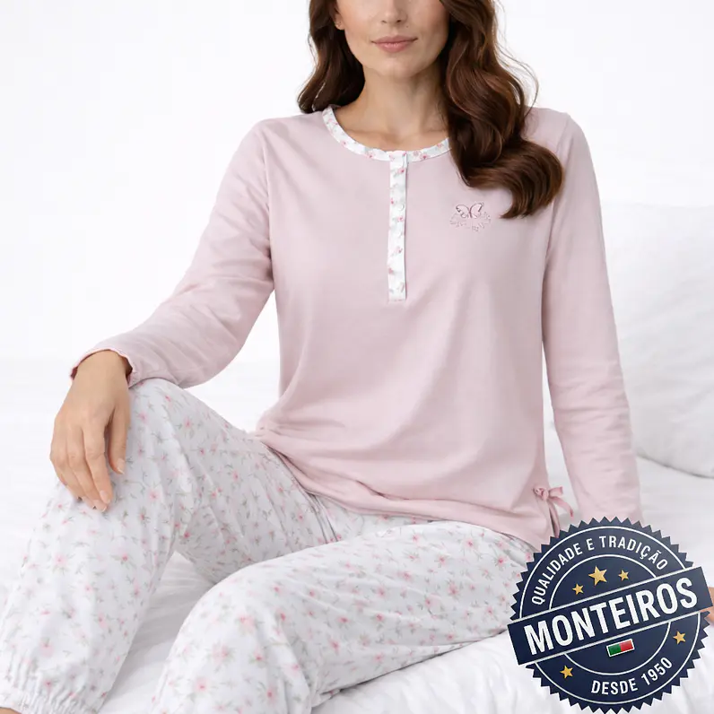 Pijama de Senhora de Manga e Calça - AGOSTINNI PS48016 1