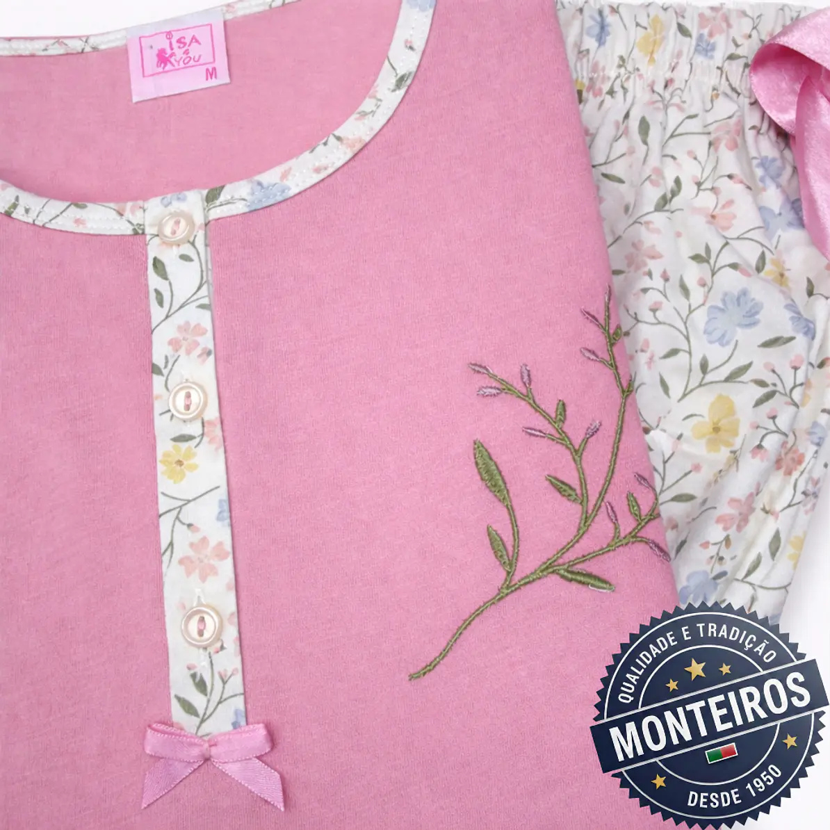 Pijama de Senhora de Meia Manga e Calção - AGOSTINNI PSISA33007 3