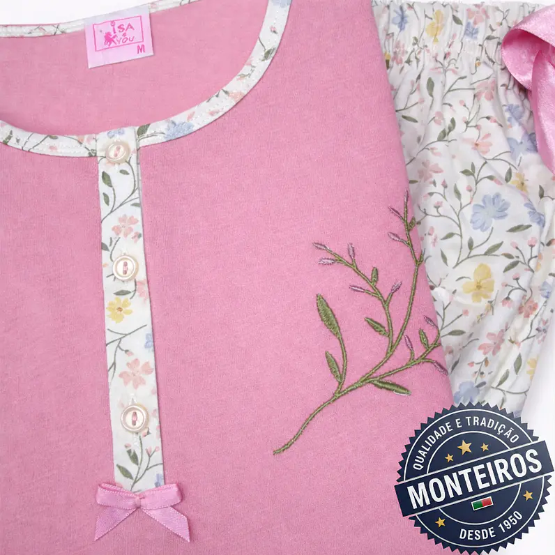 Pijama de Senhora de Meia Manga e Calção - AGOSTINNI PSISA33007 3