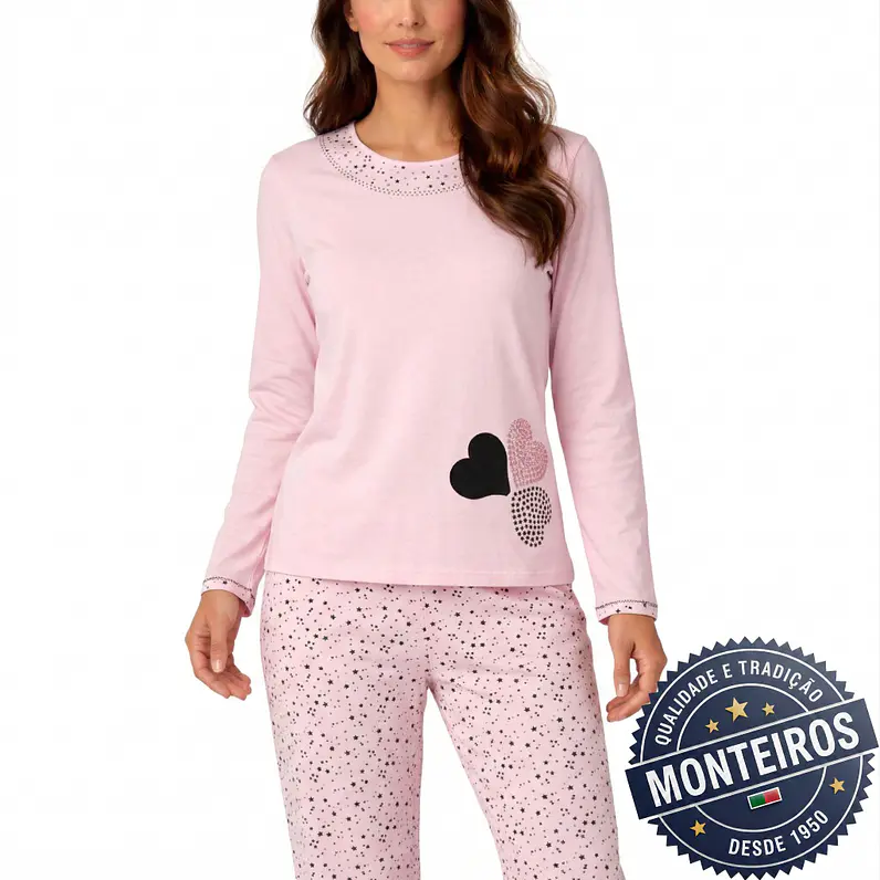 Pijama de Senhora de Manga e Calça - DESANA 3644 2