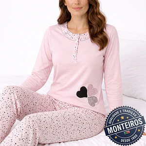 Pijama de Senhora de Manga e Calça - DESANA 3644