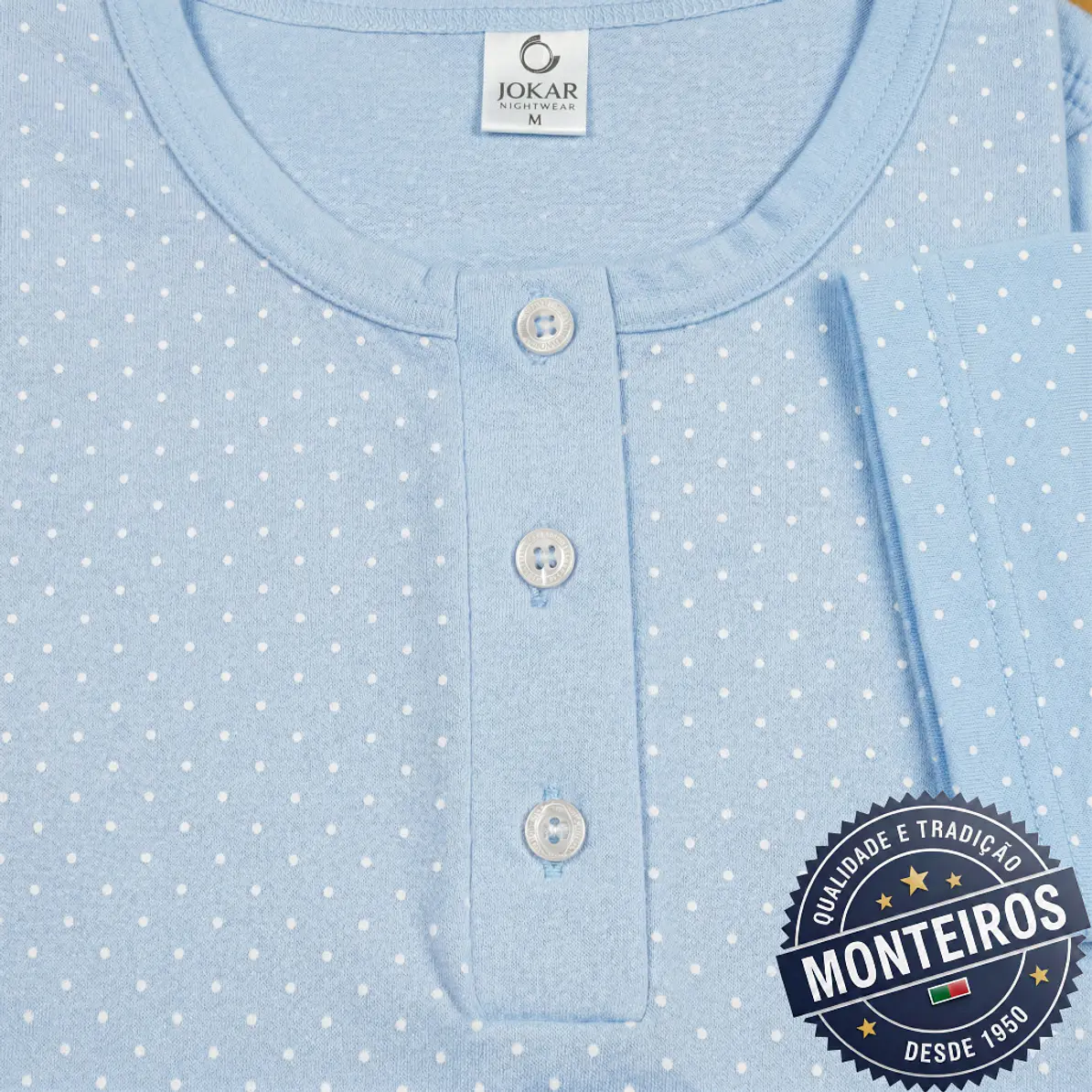 Pijama de Senhora de Manga e Calça - KARLUS 30024 3