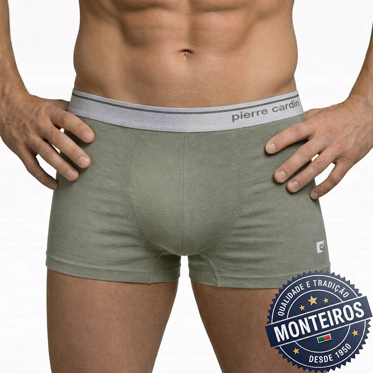 Boxer homem Pierre Cardin com elástico à vista 3
