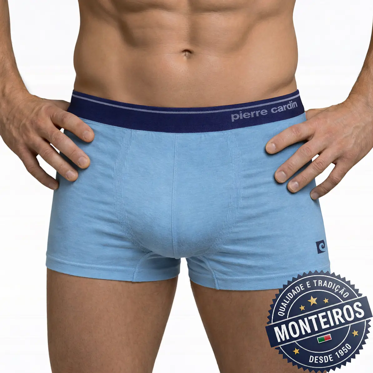 Boxer de Homem - Liso - Pierre Cardin 378 4