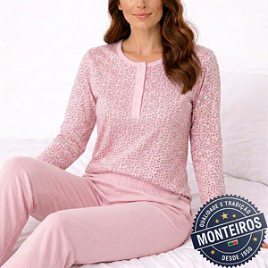 Pijama de Senhora de Manga e Calça - KARLUS 3515