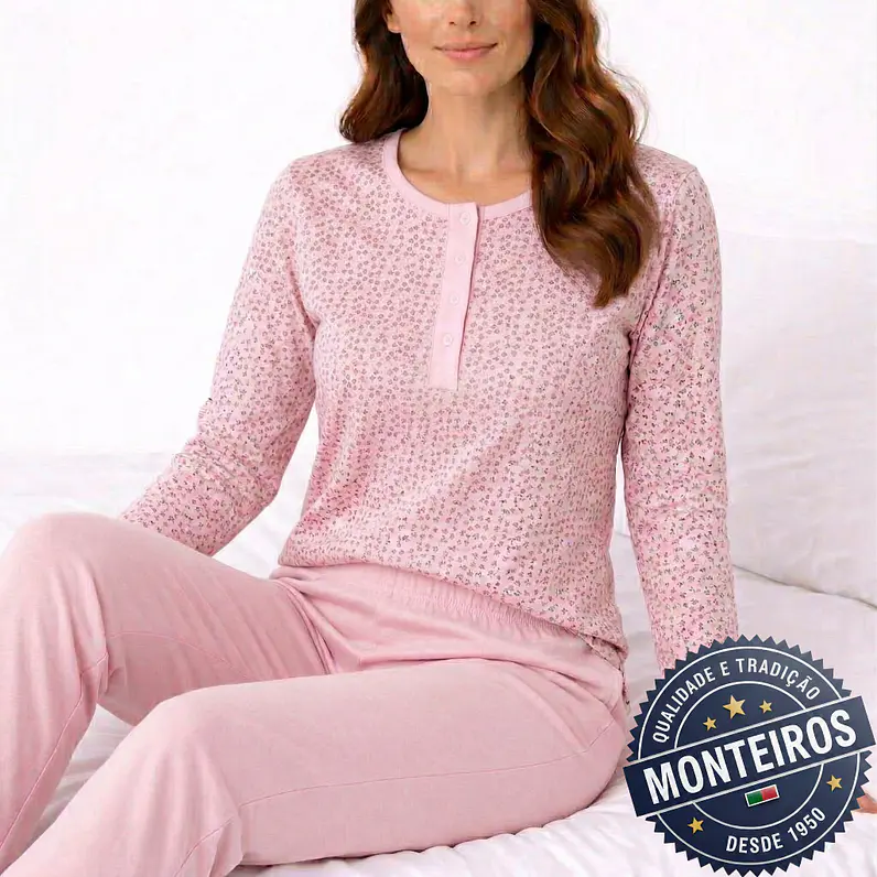 Pijama de Senhora de Manga e Calça - KARLUS 3515 1