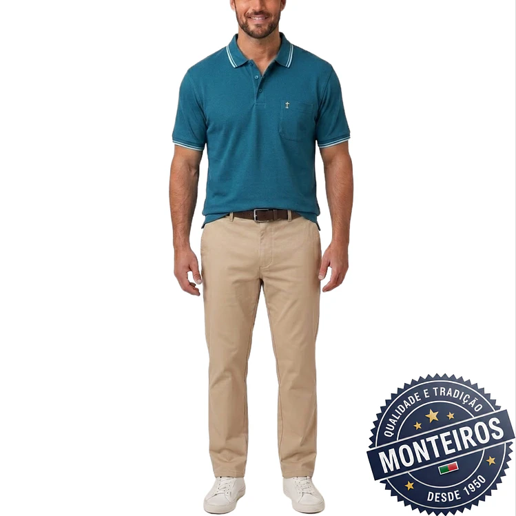 Polo de homem sconómico lisos Monteiros 4