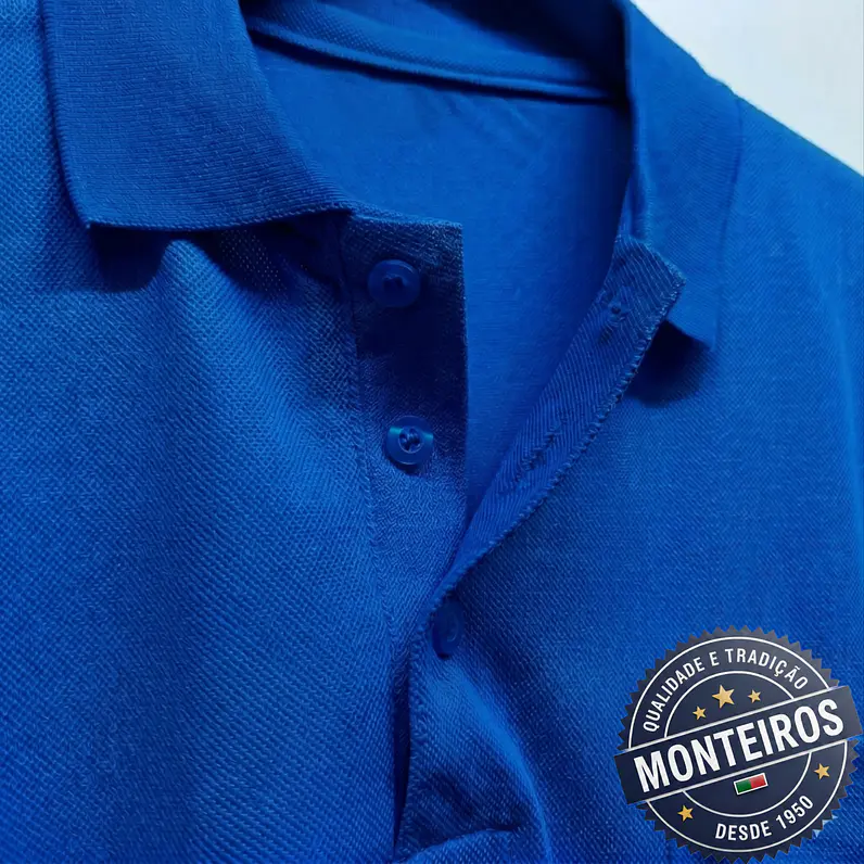 Polo de Homem Económico Lisos Monteiros 3